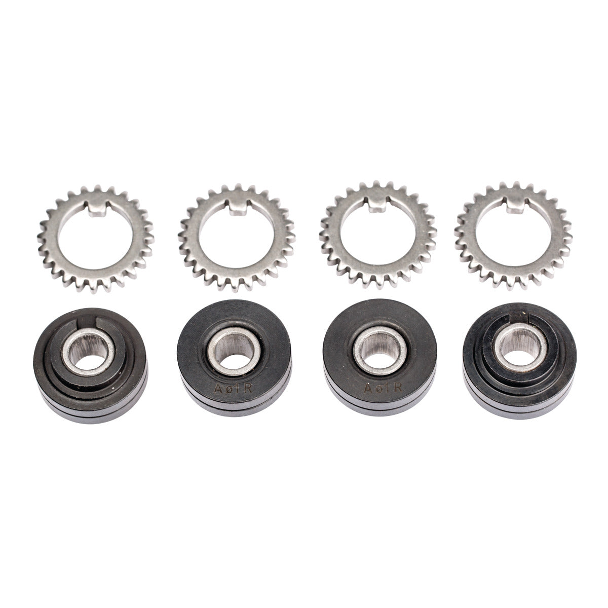 Produktbild von Vorschubrollenpaar mit Zahnkranz für Aluminiumdraht 1,6 mm