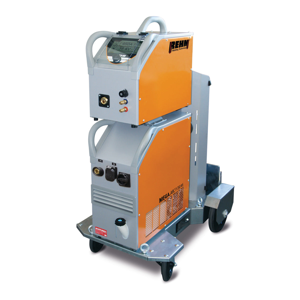 Produktbild von MIG/MAG-Impulsschweißgerät Mega.Arc P 350 WS (Fahrwagen Profi, Bedienfeld oben)