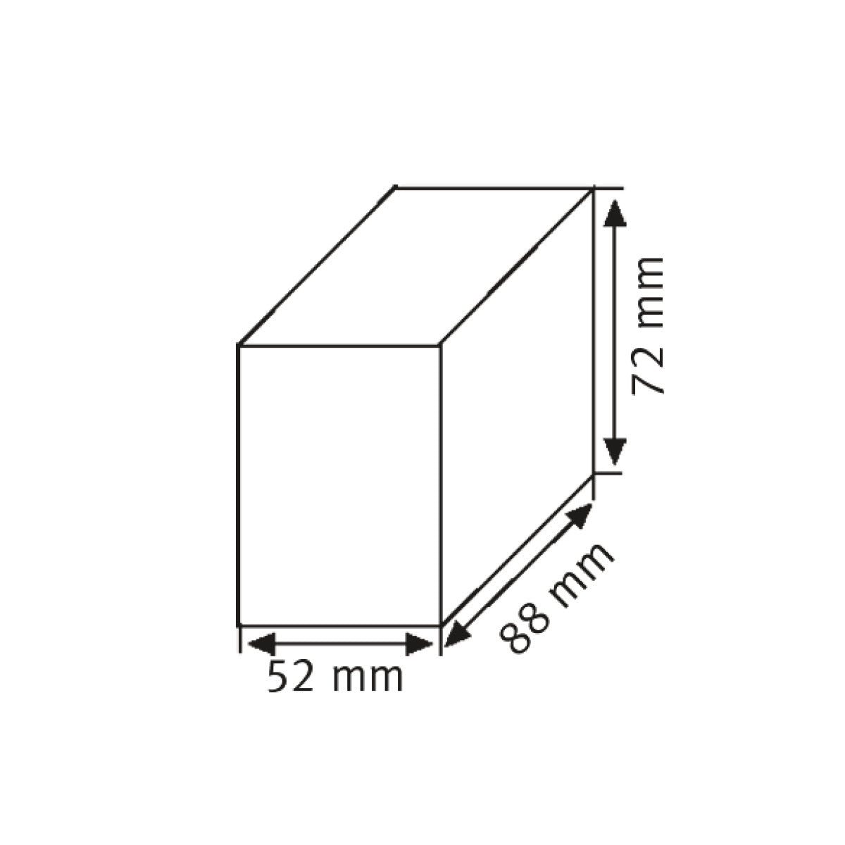 Produktbild von Kohleblock zum Bearbeiten 88 x 72 x 52 mm