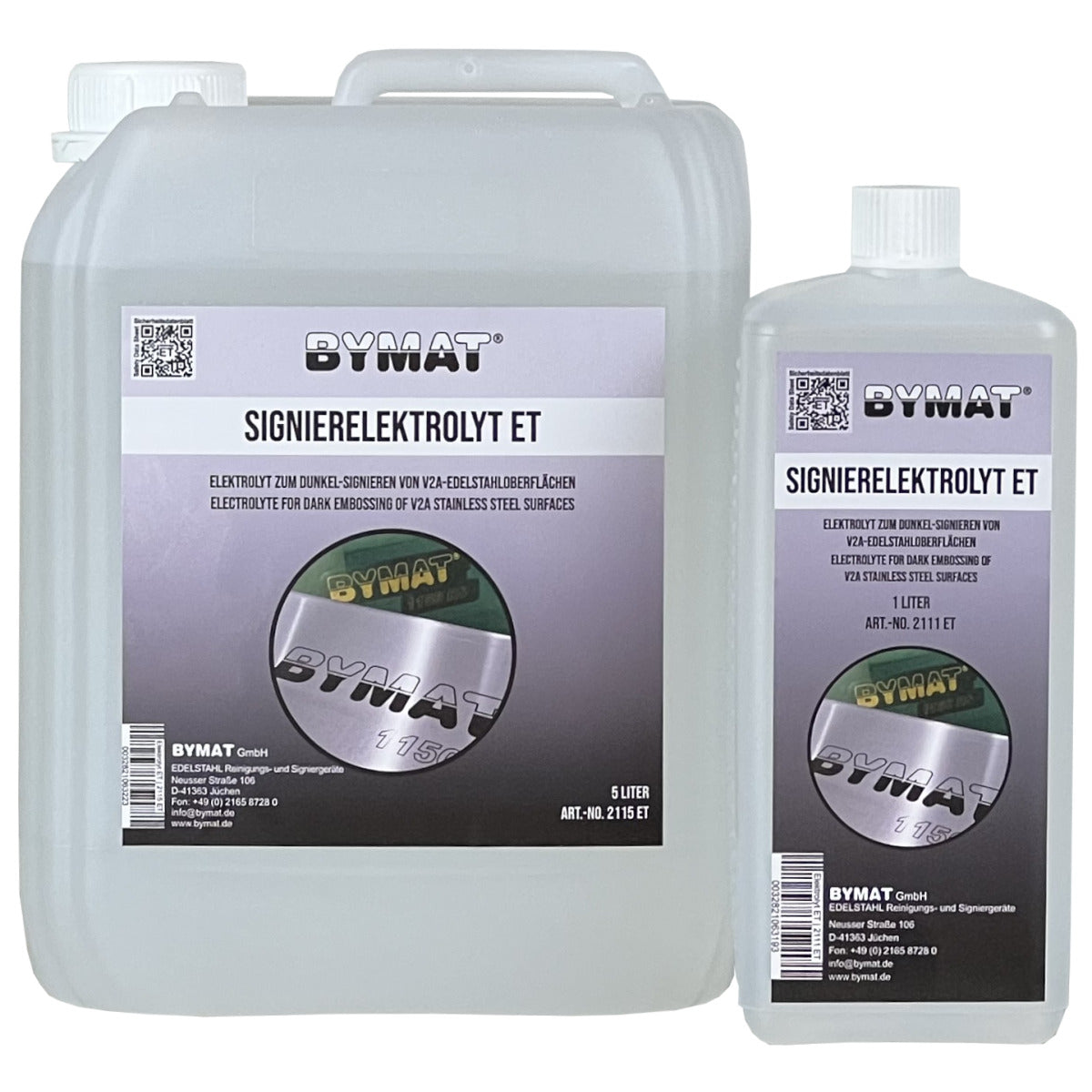 Produktbild von Elektrolyt zum Signieren von VA (1.4301) 100 ml