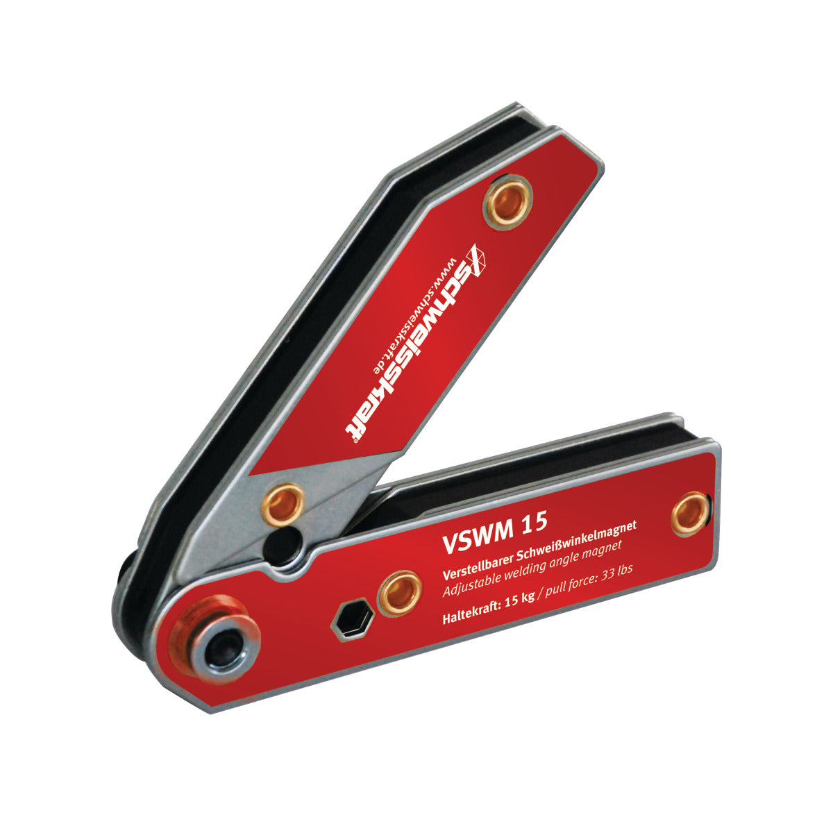 Produktbild von Verstellbarer Schweißwinkelmagnet VSWM 15