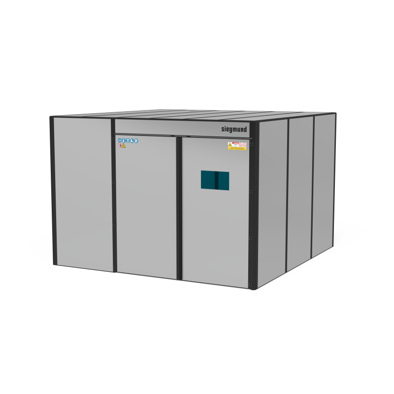 Laserschweißzelle modular 3740x3770x2520 mm mit Dach