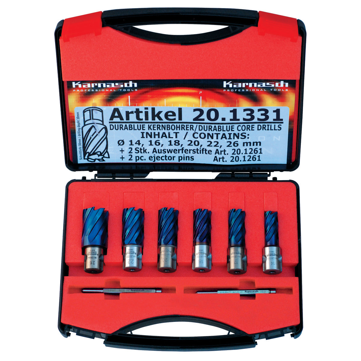Produktbild von Kernbohrer-Set BLUE-LINE PRO 30 Weldon