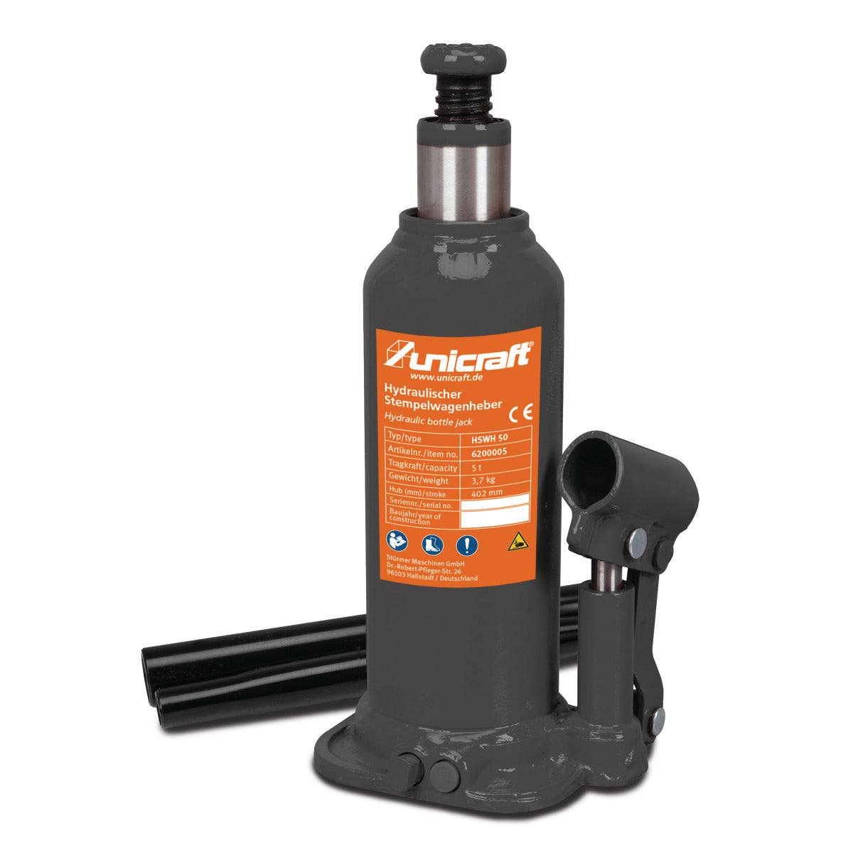 Produktbild von Hydraulischer Stempelwagenheber HSWH 50