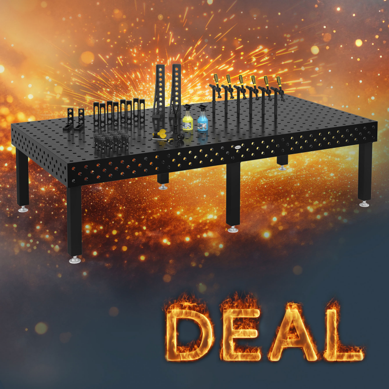 Siegmund 28 Sonderaktion Schweißtisch 3000 x 1500 x 200 mm inkl. Zubehör