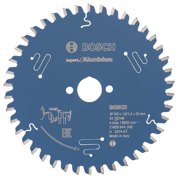 Produktbild von EXPERT Aluminium Kreissägeblatt, 140x1,8/1,3x20 mm, Z42