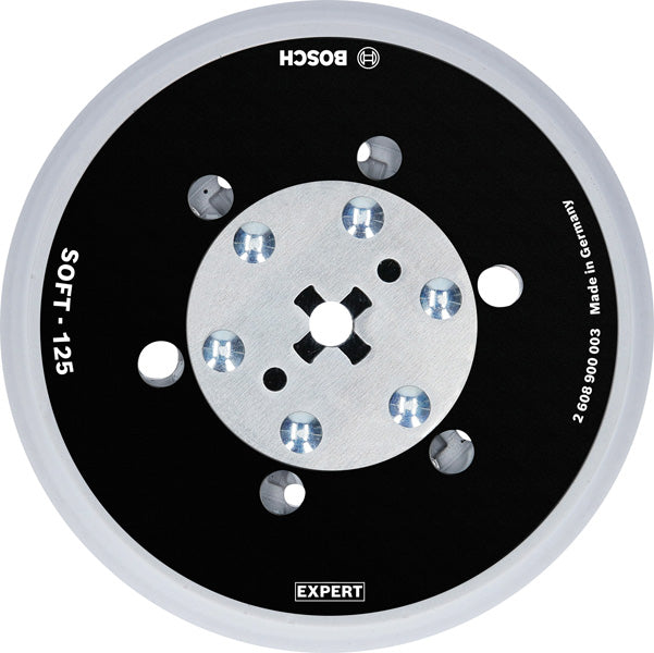 Produktbild von EXPERT Multiloch-Stützteller, 125mm, weich, M8+5/16
