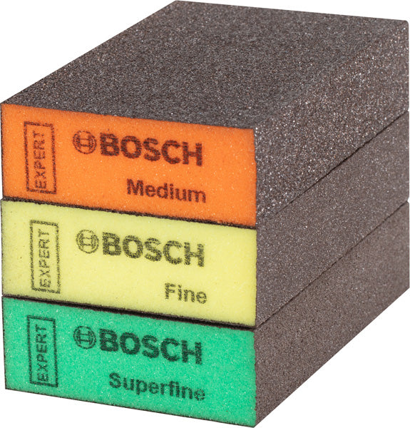 Produktbild von EXPERT S471 Standard Schleifblock Set, mittel, fein, super fein, 3-tlg.