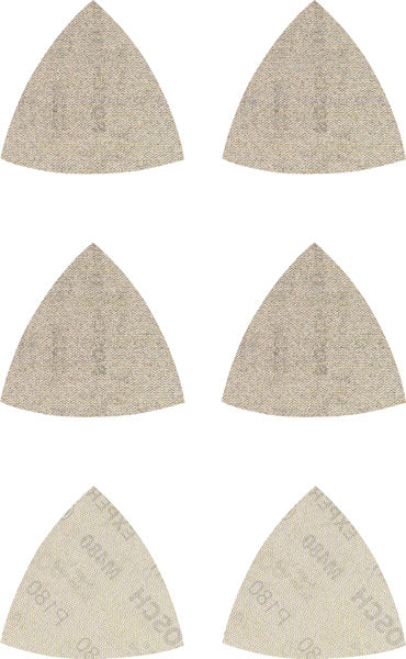 Produktbild Lieferumfang von EXPERT M480 Schleifnetz Set, 93mm, K80-180, 6-tlg.