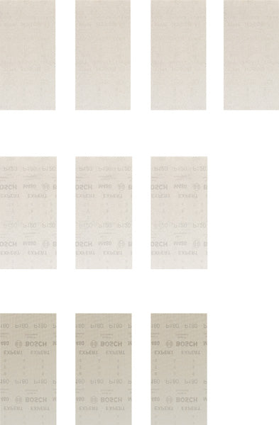 Produktbild Lieferumfang von EXPERT M480 Schleifnetz Set, 115x230mm, K80-180, 10-tlg.