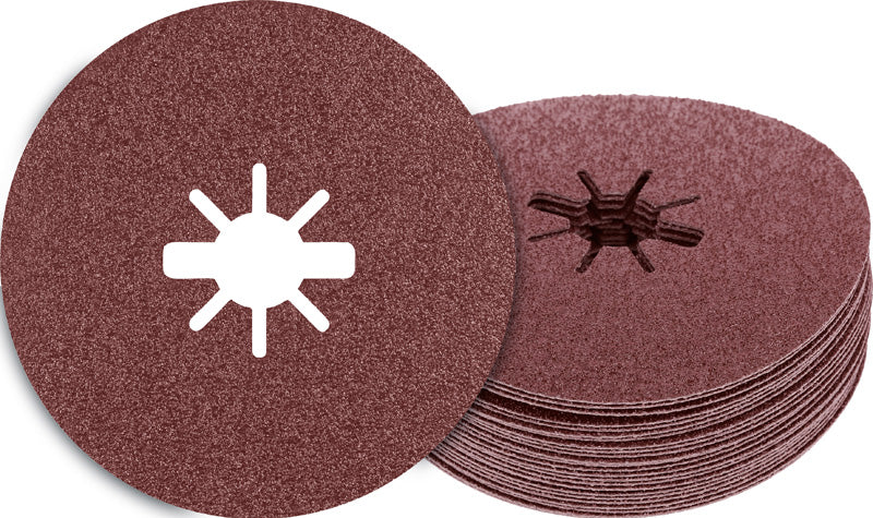 Produktbild Lieferumfang von EXPERT R781 Fiberscheibe X-LOCK, 115mm, K80, 25-tlg.