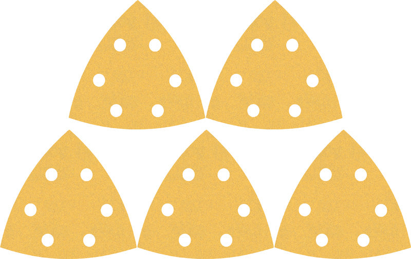Produktbild Lieferumfang von EXPERT C470 Deltaschleifblatt, 93mm, K320, 6 Löcher, 5-tlg.