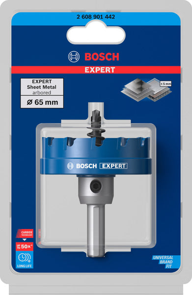 Produktbild Verpackung von EXPERT Sheet Metal Lochsäge für Stahlblech 65 mm