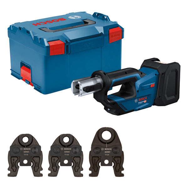 Produktbild von Bosch Akku-Presswerkzeug GPT 18V-19 mit Kit TH inkl. L-BOXX 238