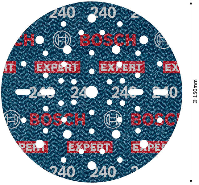 Folienschleifscheibe EXPERT O780 150 mm K240