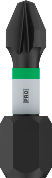PRO Schrauberbit PZ2 25 mm Pozidriv Impact Bit (2-teilig)