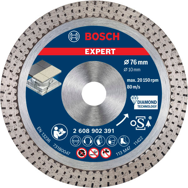 Produktbild von EXPERT Hard Ceramic Diamanttrennscheibe, 76x1,5x10 mm