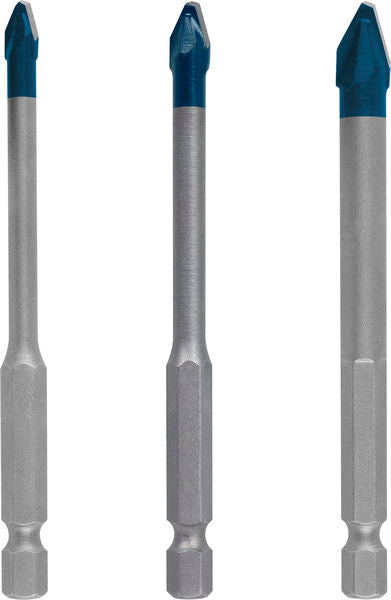 Produktbild von EXPERT HEX-9 Hard Ceramic HEX-9 Bohrer-Set, 5 x 90; 6 x 90; 8 x 90 mm, 3-tlg.