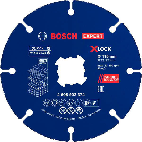 Produktbild von EXPERT Multi Material Carbide-Trennscheibe, 115 x 1.6 x 22,23 mm, X-Lock