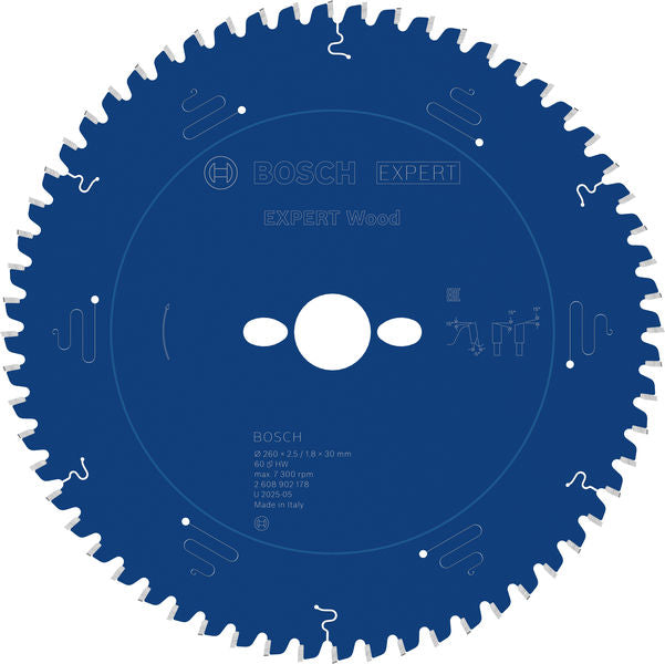 Produktbild von EXPERT Wood Kreissägeblatt, 260x30 mm, Z60