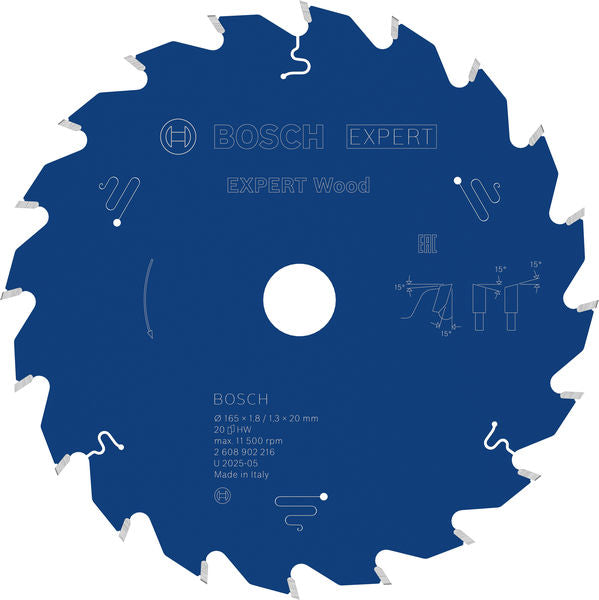 Produktbild von EXPERT Wood Kreissägeblatt, 165x20 mm, Z20