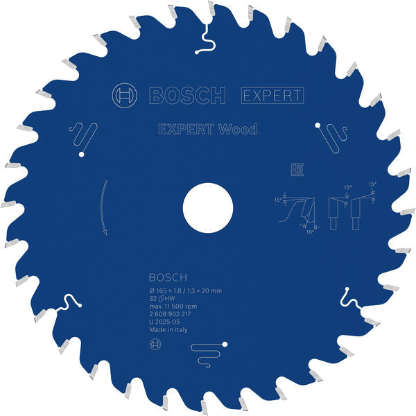 Produktbild von EXPERT Wood Kreissägeblatt, 165x20 mm, Z32