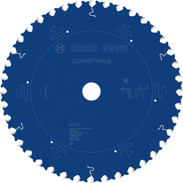 Produktbild von EXPERT Wood Kreissägeblatt, 254x25,4 mm, Z40