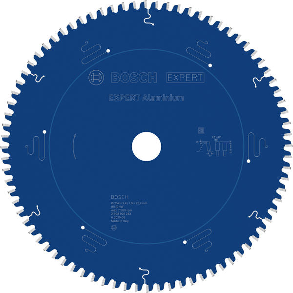 Produktbild von EXPERT Aluminium Kreissägeblatt, 254x25,4 mm, Z80