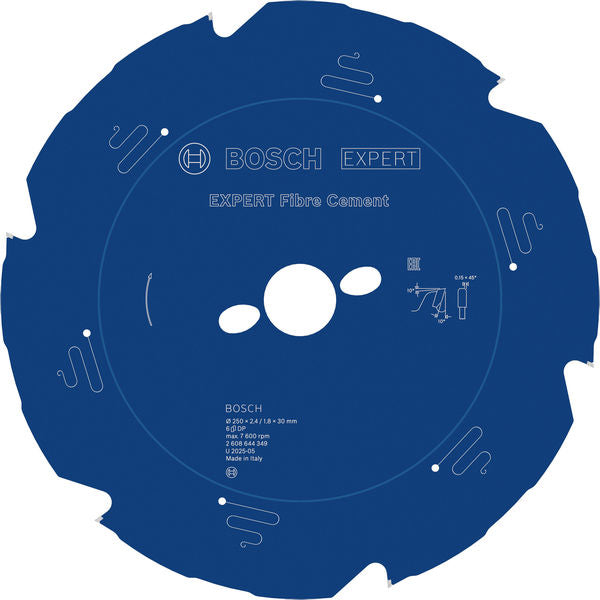 Produktbild von EXPERT Fibre Cement Kreissägeblatt, 250x2,4/1,8x30 mm, Z6