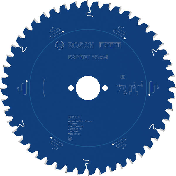 Produktbild von Kreissägeblatt EXPERT Wood 216 x 2,4/1,8 x 30 mm Z48