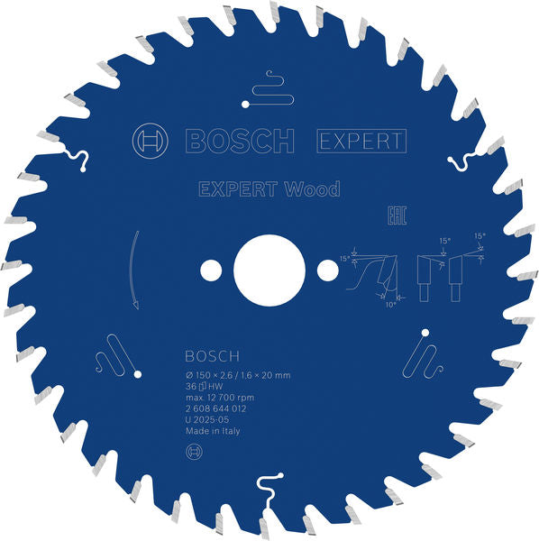 Produktbild von Kreissägeblatt EXPERT Wood 150 x 2,6/1,6 x 20 mm Z36
