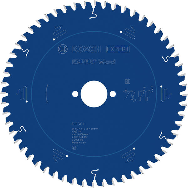 Produktbild von Kreissägeblatt EXPERT Wood 210 x 2,4/1,8 x 30 mm Z56