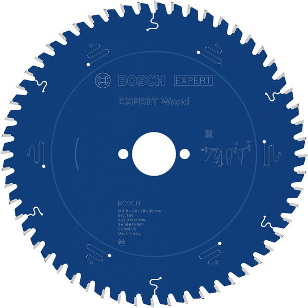 Produktbild von Kreissägeblatt EXPERT Wood 210 x 2,8/1,8 x 30 mm Z56