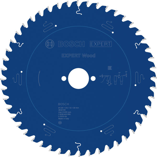 Produktbild von Kreissägeblatt EXPERT Wood 225 x 2,6/1,6 x 30 mm Z48