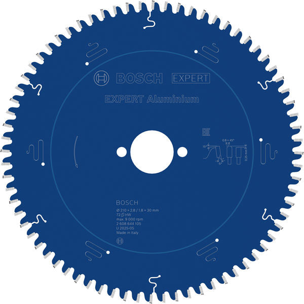 Produktbild von Kreissägeblatt EXPERT Aluminium 210 x 2,8/1,8 x 30 mm Z72