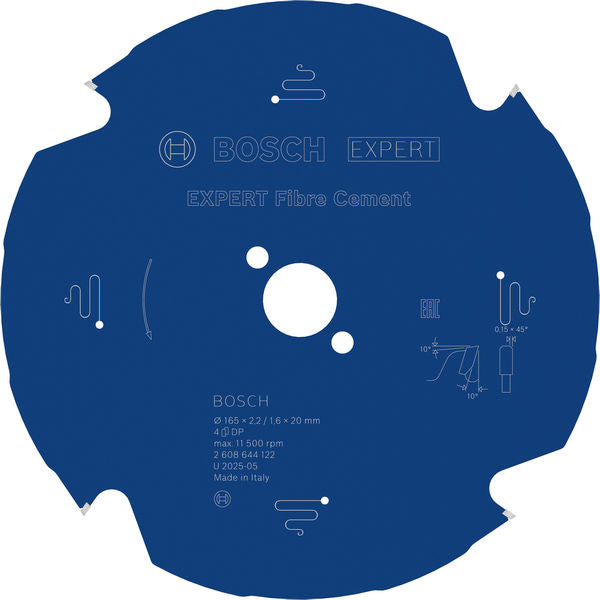 Produktbild von EXPERT Fibre Cement Kreissägeblatt, 165x2,2/1,6x20 mm, Z4