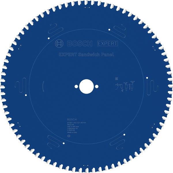 Produktbild von EXPERT Sandwich Panel Kreissägeblatt, 355x2,6/2,2x30 mm, Z80