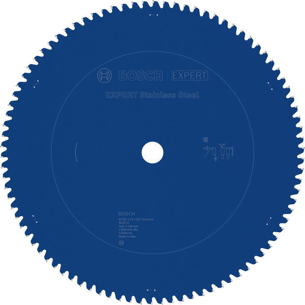 Produktbild von EXPERT Stainless Steel Kreissägeblatt, 355x2,5/2,2x25,4 mm, Z90