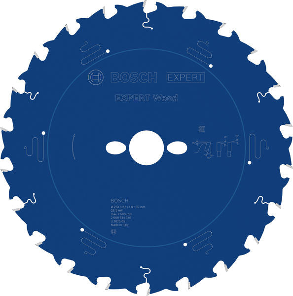 Produktbild von Kreissägeblatt EXPERT Wood 254 x 2,6/1,8 x 30 mm Z22