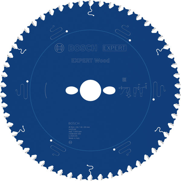 Produktbild von Kreissägeblatt EXPERT Wood 254 x 2,6/1,8 x 30 mm Z54