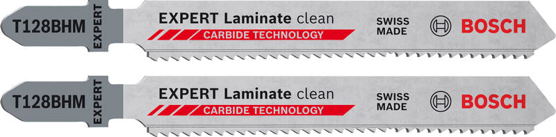Produktbild von EXPERT Laminate Clean T128BHM Stichsägeblatt, 2-tlg.