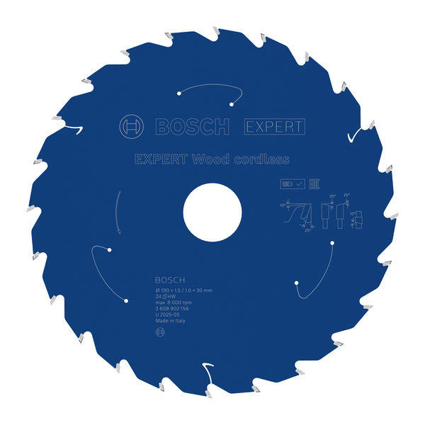 Produktbild von EXPERT Wood Kreissägeblatt, 190x30 mm, Z24