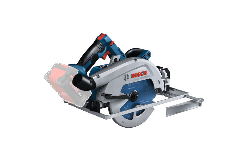 Akku-Kreissäge GKS 18V-68 GC von Bosch zum Holzschneiden.