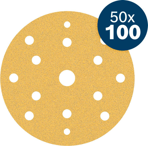 Produktbild Lieferumfang von EXPERT C470 Schleifpapier, 150 mm, K100, 50 Stk