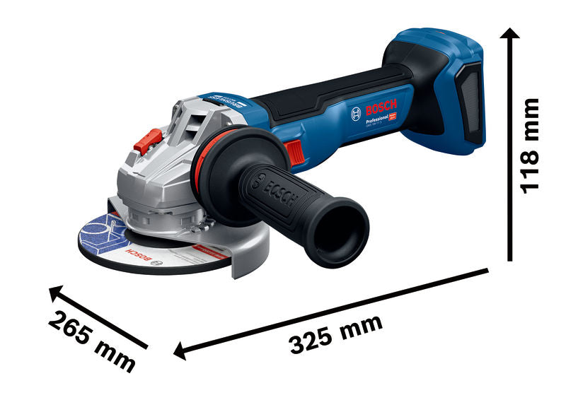 Akku-Winkelschleifer GWS18V-11 S inkl. 2x Akku GBA 18V 5.0 Ah und L-BOXX 136