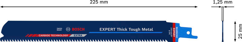 Säbelsägeblatt S1155CHC Thick Tough Metal EXPERT (100 Stück)