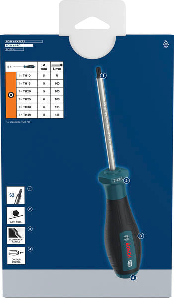 Schraubendreher-Set TH PRO (6-teilig)