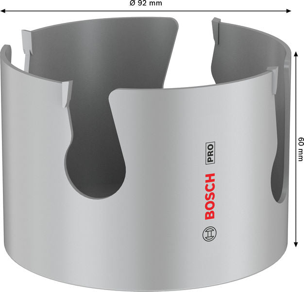 Gewinde-Lochsäge Ø 92 x 60 x 65 mm Construction Material PRO