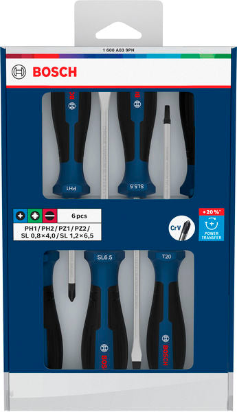 Schraubendreher-Set PH/PZ/SL (6-teilig)