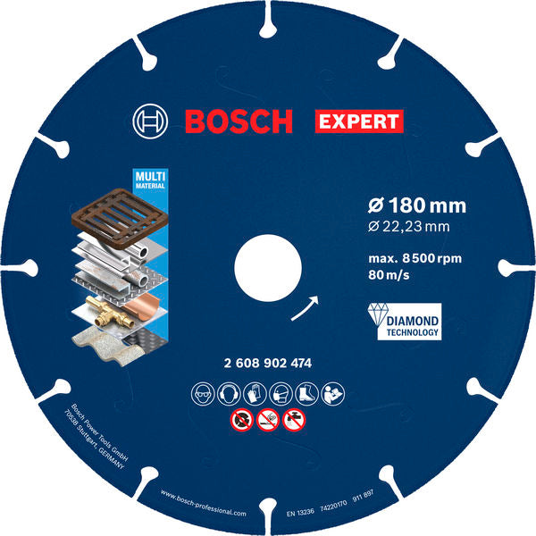 Produktbild von Diamant-Trennscheibe 180 x 22,23 mm EXPERT Metal